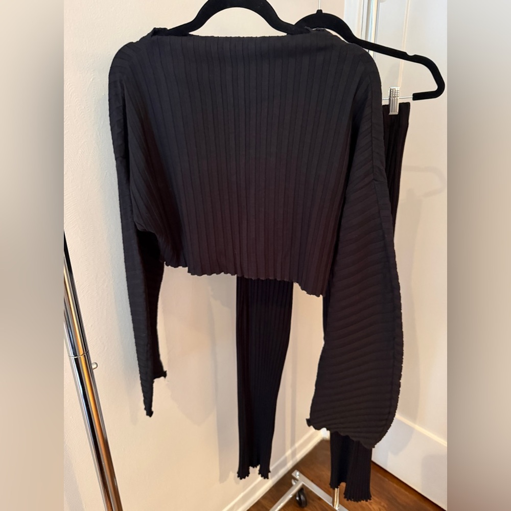 Simon Miller Black Ribbed Set - Small - Picture 4 of 5